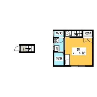MQuarto熊野前の間取り