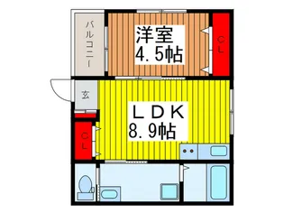 アール浦和【3階】の間取り