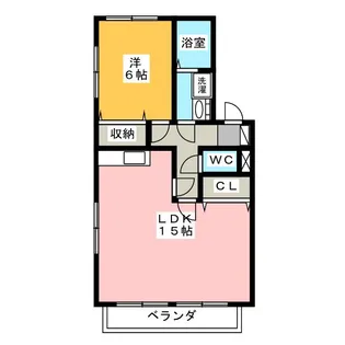 インペリアル浦里 A棟【2階】の間取り