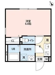 アザーレ・パッシオ阪東橋【3階】の間取り