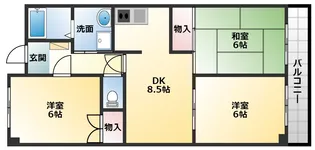 テイズメゾン【2階】の間取り