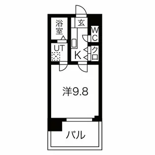 SPAZIO METALLO【8階】の間取り