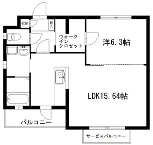 カシオペア【2階】の間取り
