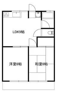 都立大ハイツ【1階】の間取り