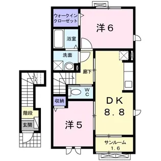 Maple【2階】の間取り