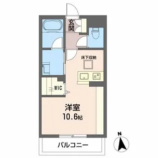 リオリエント九重【1階】の間取り