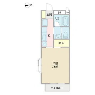 ヴィラージュ【2階】の間取り