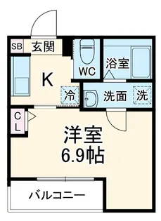 GRADUS西浦和II【1階】の間取り