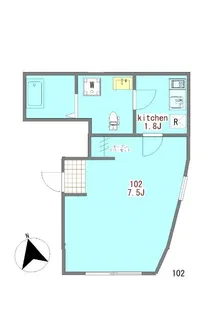 キートス【1階】の間取り