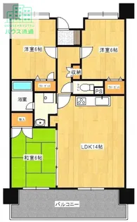 フロンティアエム【10階】の間取り