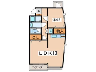 G TOWER【3階】の間取り