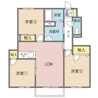 コンフォーザ【1階】の間取り