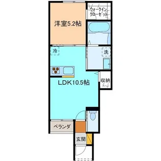 ESQUINA相木【1階】の間取り