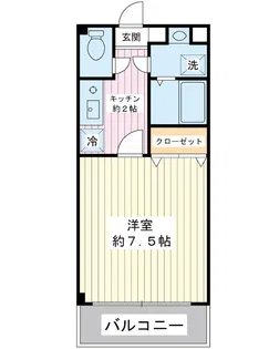 プラザ・グレイス【1階】の間取り
