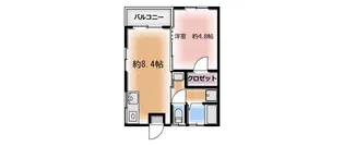 福田ビル【3階】の間取り