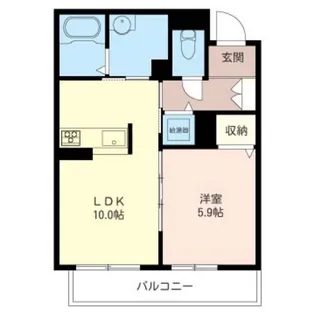 バーチュ【2階】の間取り