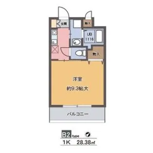 ルーセントオーデンアネックス【1階】の間取り