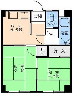 平岡ビル【3階】の間取り