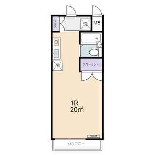 コーナーポケット【3階】の間取り