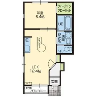 シャルメゾンA【1階】の間取り