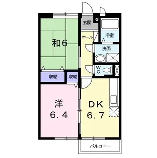 アルゴハイツ【2階】の間取り