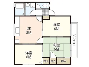 セジュール相田A棟【1階】の間取り