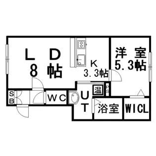 ヴェルジェ【1階】の間取り
