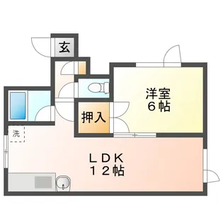 カーサMK B【2階】の間取り