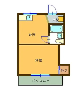ヘリオス相互378方南町パートII【2階】の間取り