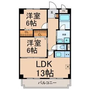 GreenAnnex2【2階】の間取り