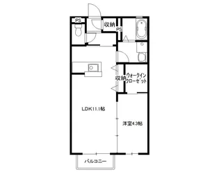 ブランエールM【2階】の間取り