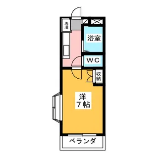 メゾン平山【1階】の間取り