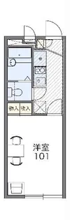 レオパレスサスジュウ【1階】の間取り