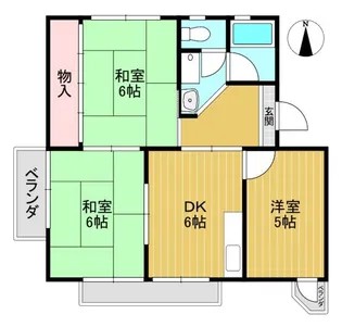 第一藤田マンション【1階】の間取り