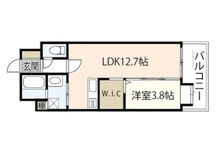 VITA西原【4階】の間取り