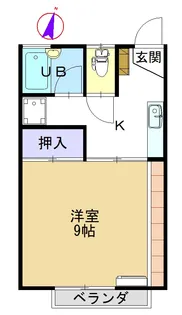 キャッスルハイツ川崎【2階】の間取り