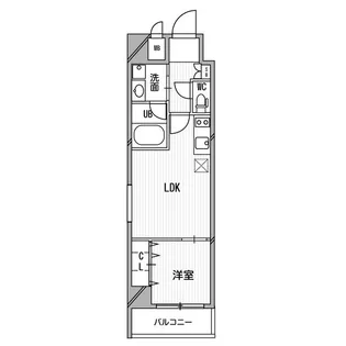 南堀江プライマリーワン【7階】の間取り