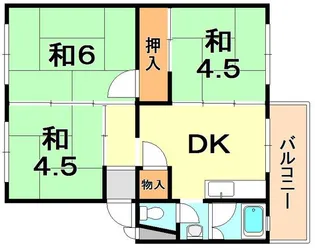 兵庫県神戸市垂水区青山台4【マンション】の間取り