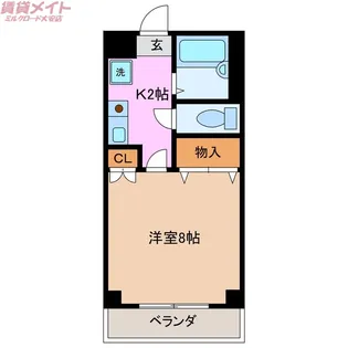 メゾン・シグナス大安I【3階】の間取り