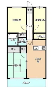 SKY新庄【1階】の間取り