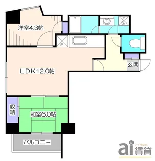 東京都西東京市田無町7【マンション】の間取り