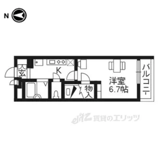レオパレス壬生ミヤビ【3階】の間取り