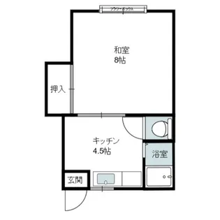 アネックス鹿島【1階】の間取り
