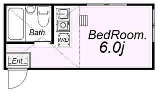ユナイト田浦アステリオン【2階】の間取り