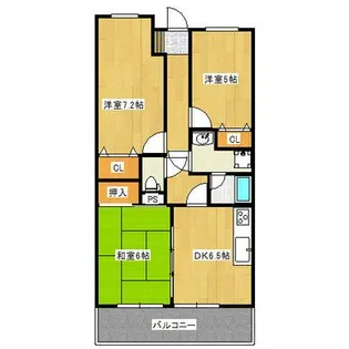 蔵王アイビーコート A棟【1階】の間取り