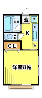東京都世田谷区北烏山9【アパート】の間取り