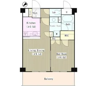 東京都武蔵野市西久保1【マンション】の間取り