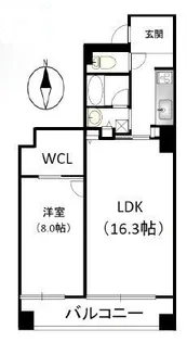 ブラービ南船場【5階】の間取り