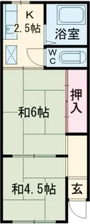 田口荘【2階】の間取り