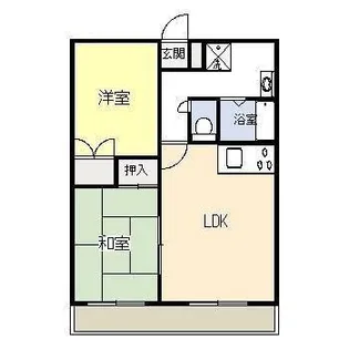 ラ・ルミエール永楽【4階】の間取り